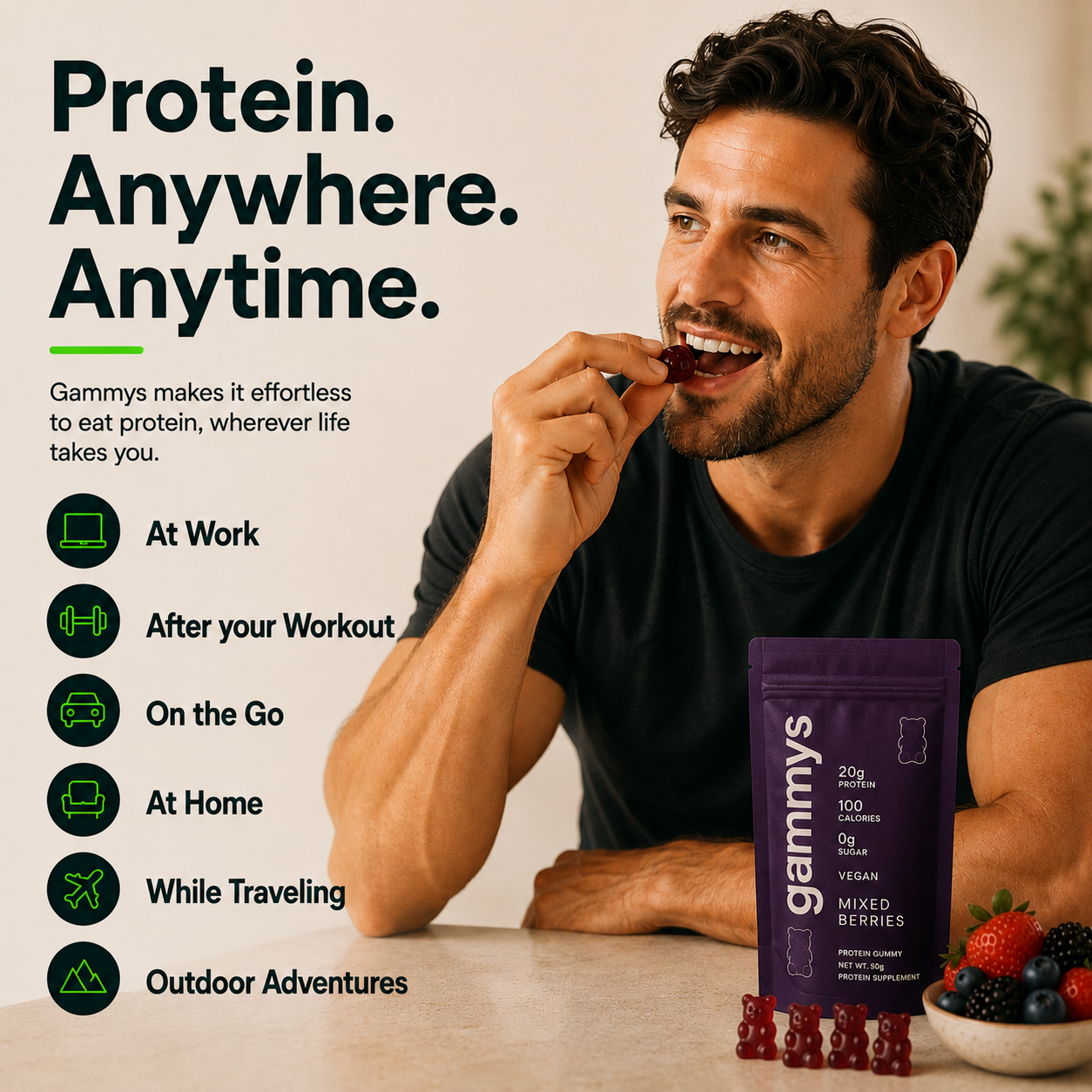 The Protein Gummy Bear.