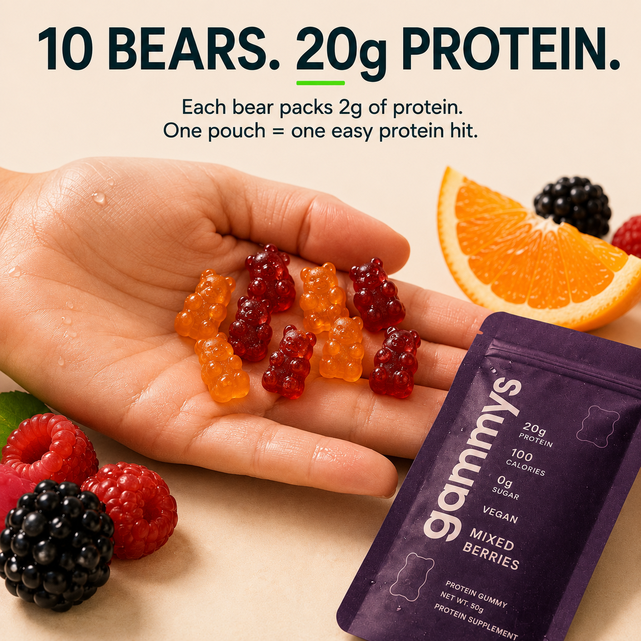 The Protein Gummy Bear.